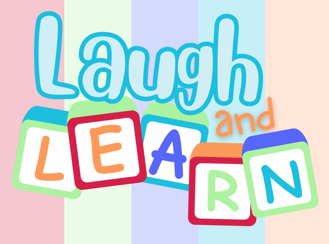 laugh and learn branded logo