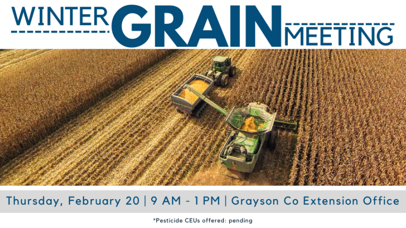 winter grain meeting at grayson county extension office